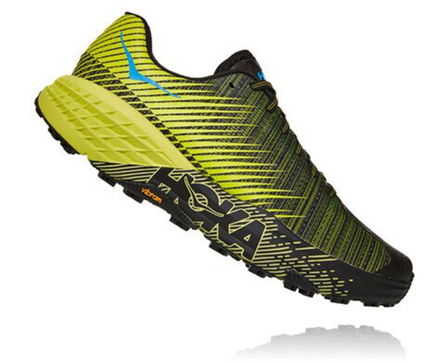 Hoka One One Trailsko Dame - Evo Speedgoat - Sort/Grøn - 218350MDH